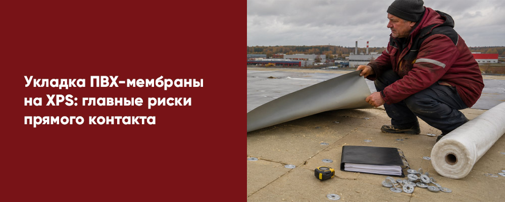 ПВХ-мембрана и XPS: почему между ними нужен разделительный слой фото