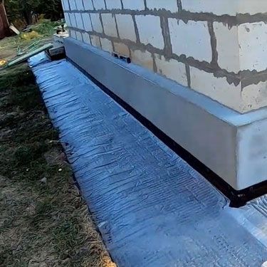 Мягкая отмостка, как альтернатива применения бетону